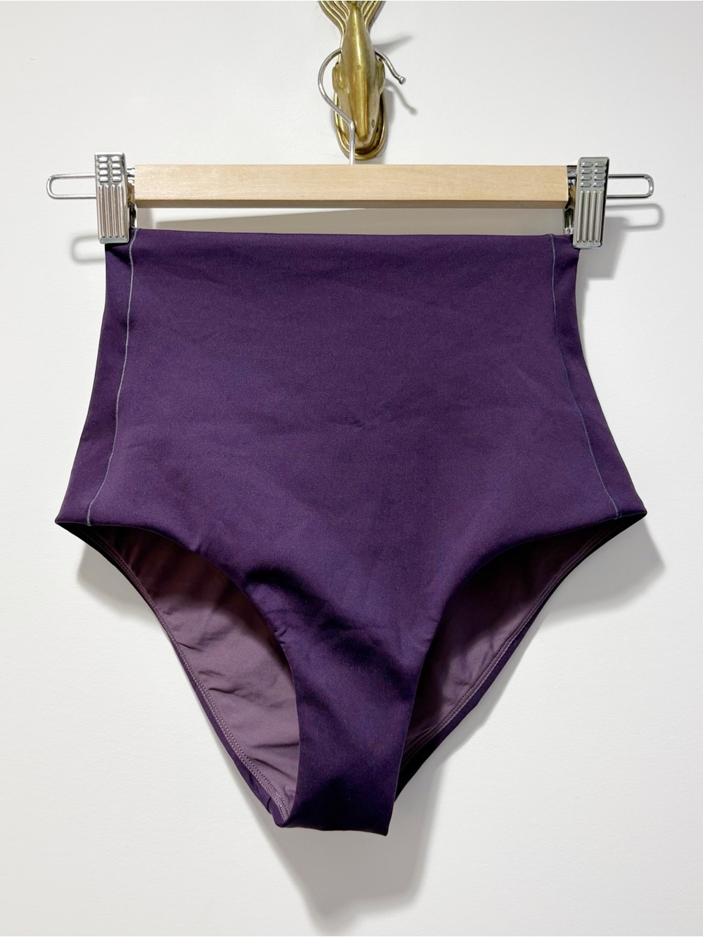 Left On Friday High Tide Bottom Legend Purple Size Small High Waisted Swim